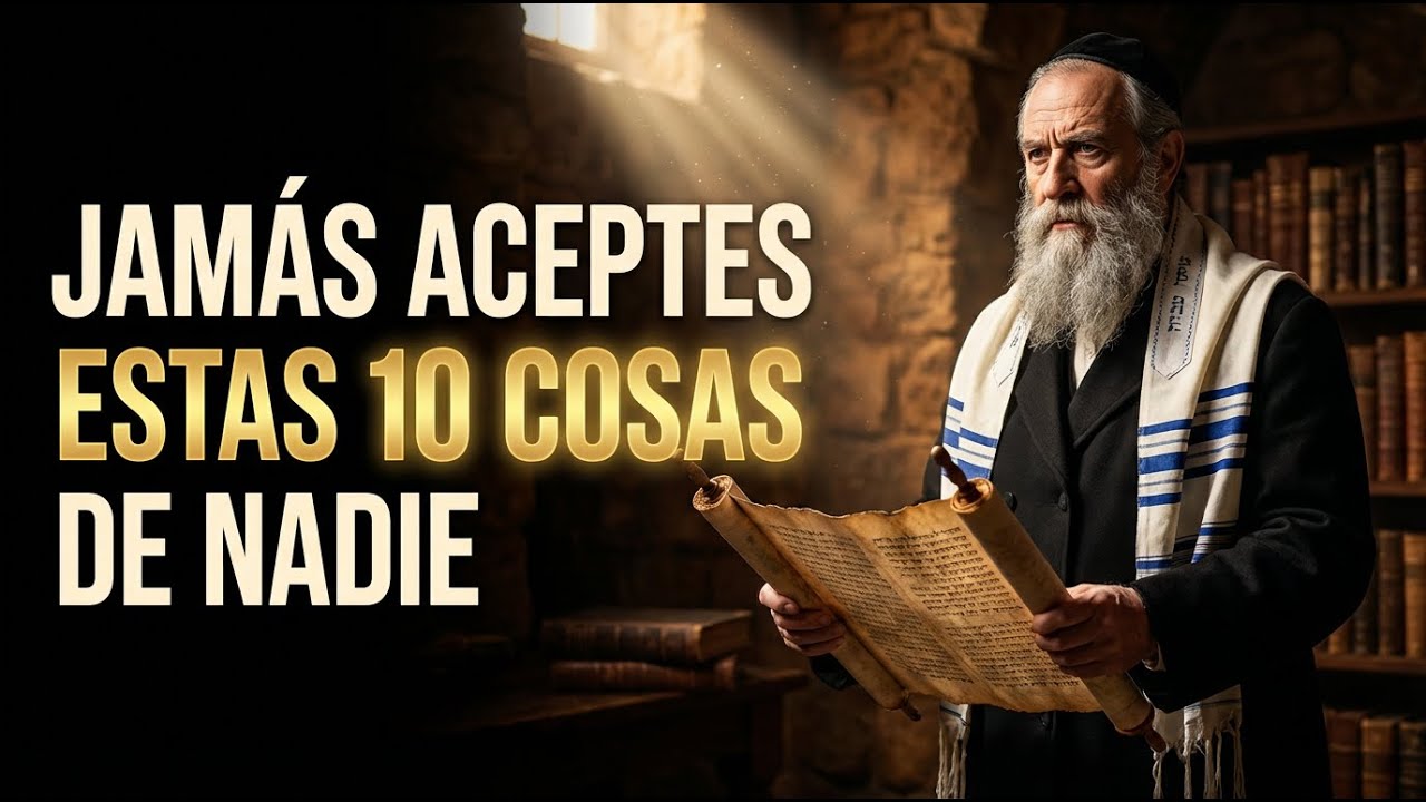 JAMÁS ACEPTES ESTAS 10 COSAS DE NADIE | ATRAERÁ POBREZA | Enseñanzas Judías