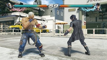 Bryan vs Final Fantasy Noctis (Hardest AI) - Tekken 7 Arcade Mode