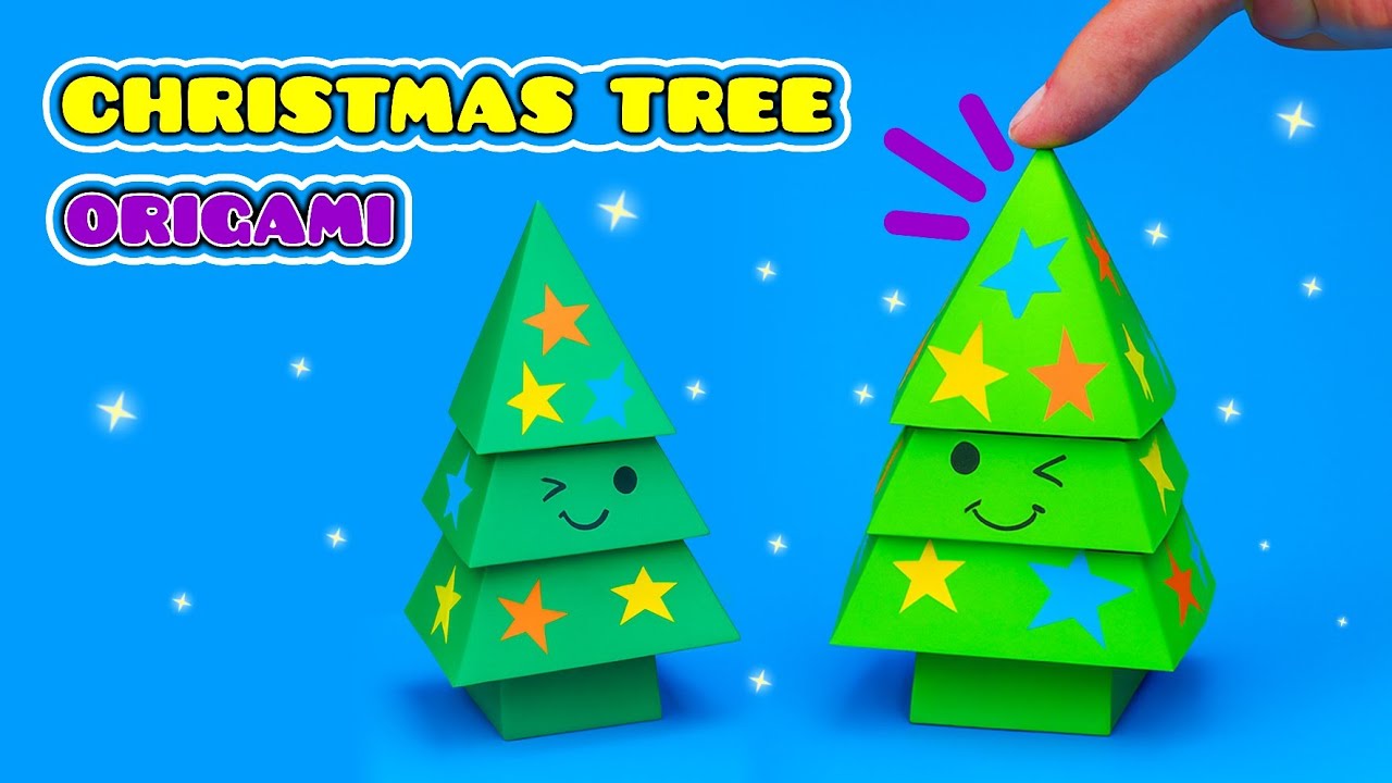 Origami Toy | A jumping pine tree! - YouTube