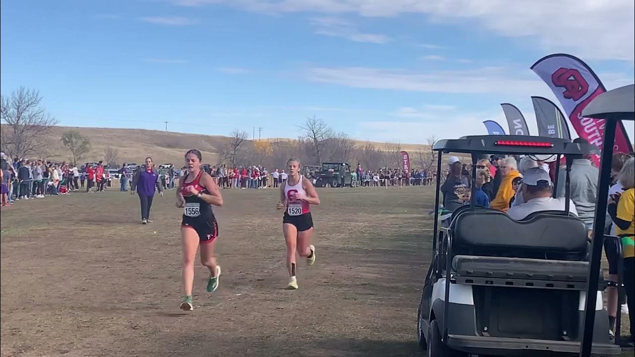 2024 South Dakota State Cross Country Meet (Class B Finish Line) YouTube