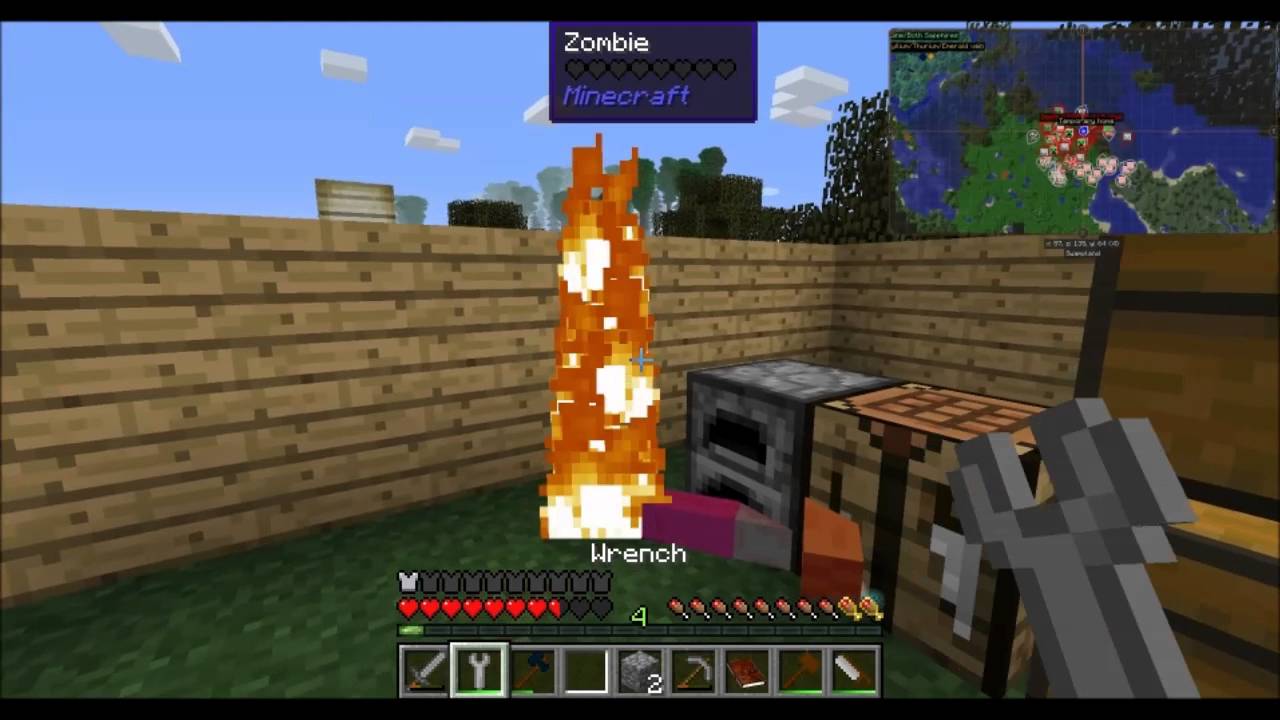 Minecraft Infitech2 ( Charcoal Pile Igniter, Starting house, I found