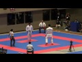 13th Asian Senior Karate Championships male +84kg kumite semifinal Japan kagawa 第13回アジアシニア空手道手権大会 組手