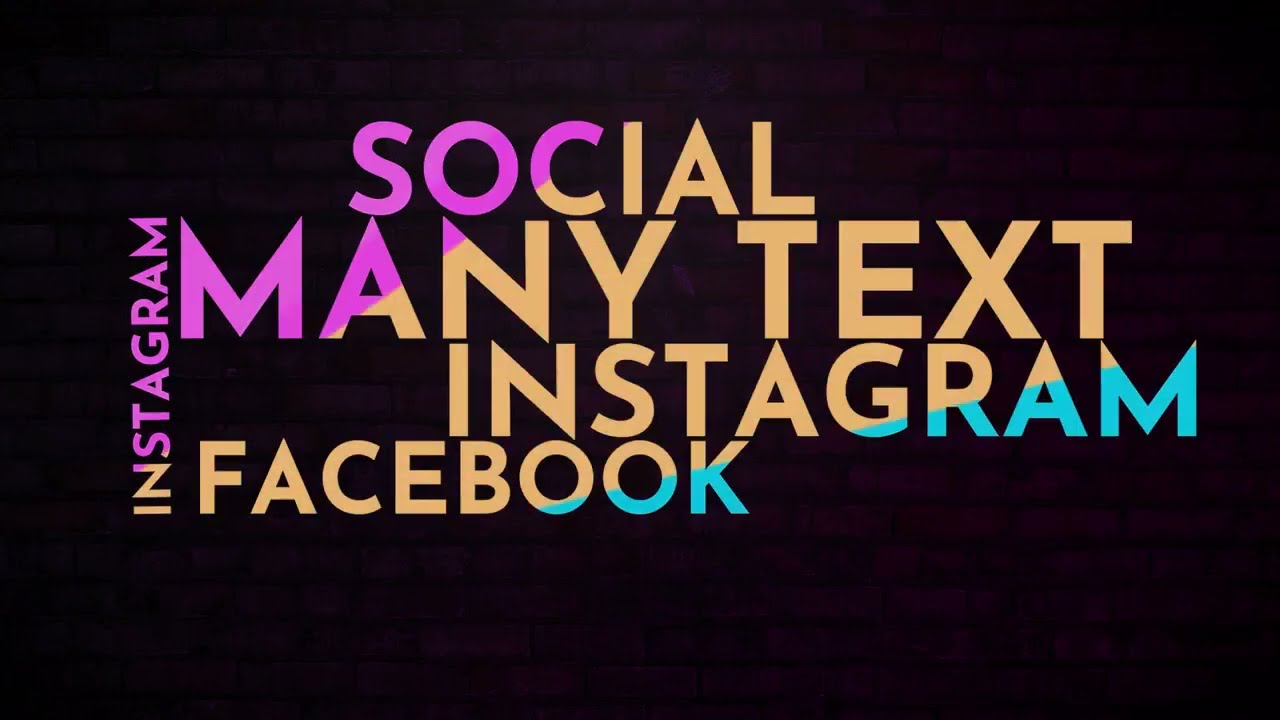 Rainbow Text Premiere Pro