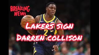 @lakers Sign Darren Collison And Stanley Johnson