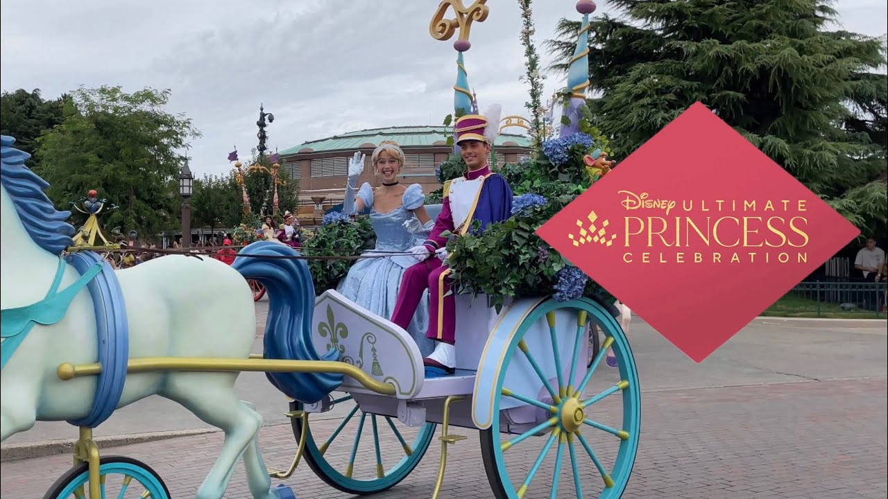 [4K] The Royal Promenade - World Princess Week | Disneyland Paris 2022 ...