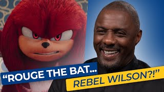 Idris Elba Thinks Rebel Wilson Could Play Rouge The Bat & Does Fart Sound Party Trick | Knuckles