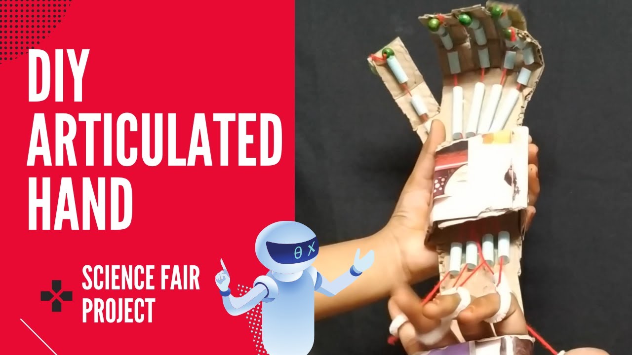 How to make an articulated hand {with cool movable fingers} – Go