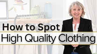 How to Identify High Quality Clothing || The Marks of High Quality Clothing