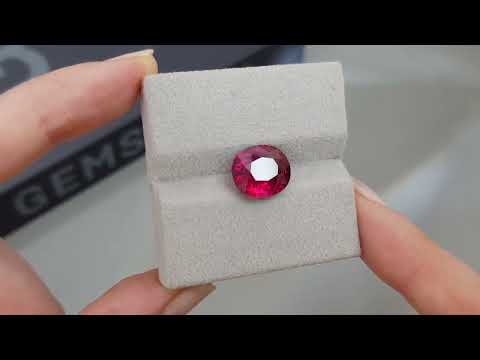 Investment grade unheated ruby from Mozambique 6.20 ct, Pigeon's Blood, GRS Video  № 2