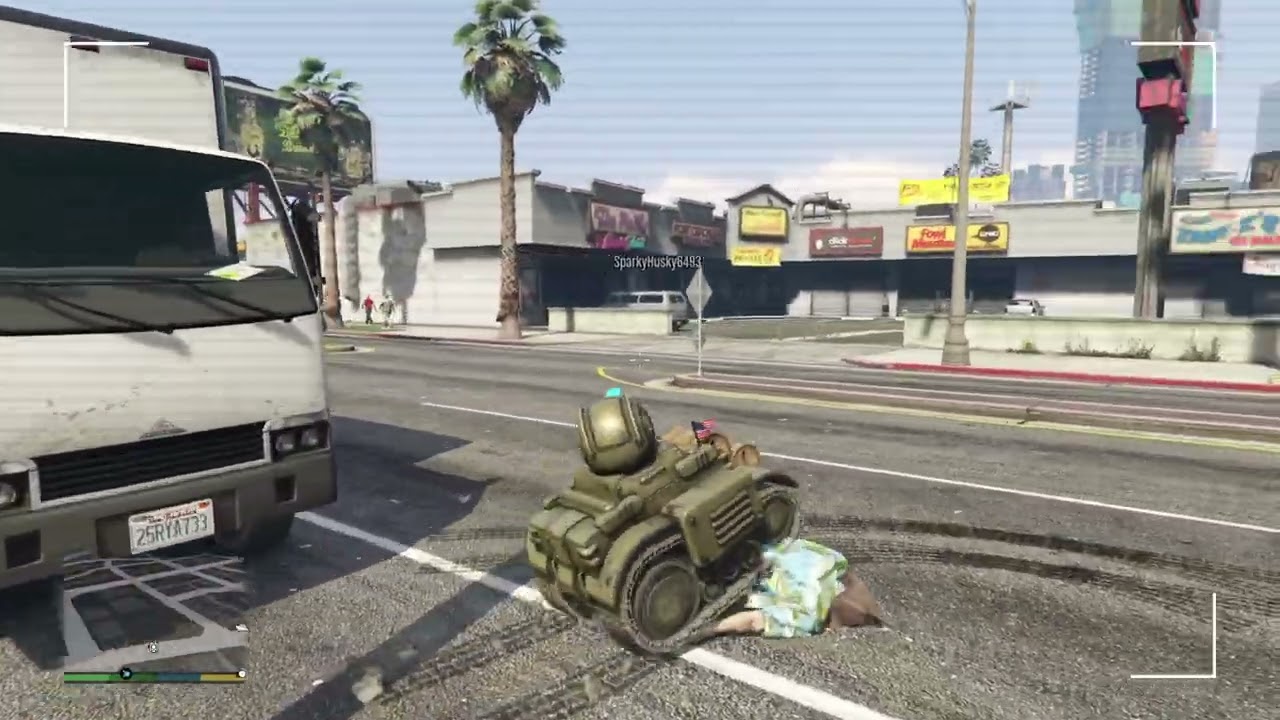 Trolling A Friend With RC Tank In GTA Online Delivering Him A Mr Tank Bag LoLs