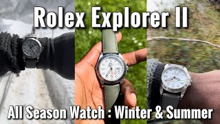 Summer Style Strap : Rolex Explorer II