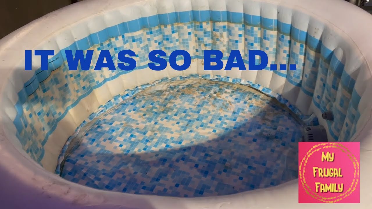 Cleaning the Hot Tub YouTube