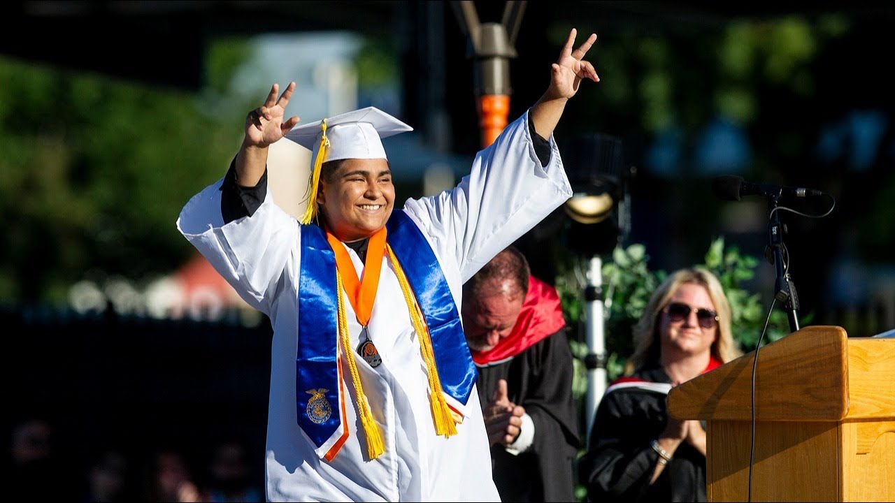 Merced and El Capitan High School hold inperson graduations YouTube