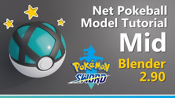 How to create a Net Pokeball Model in Blender