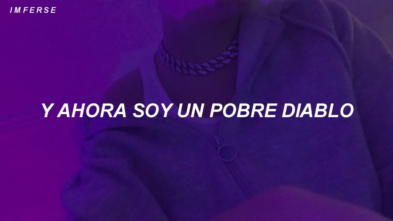 y ahora soy un pobre diablo // Rauw Alejandro (Letra/Lyrics) - YouTube