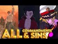 All Sins and Commandments Ultimate Animations! (FullScreen) | Seven Deadly Sins Grand Cross