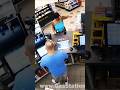 red bull thief wife argues with gas station worker