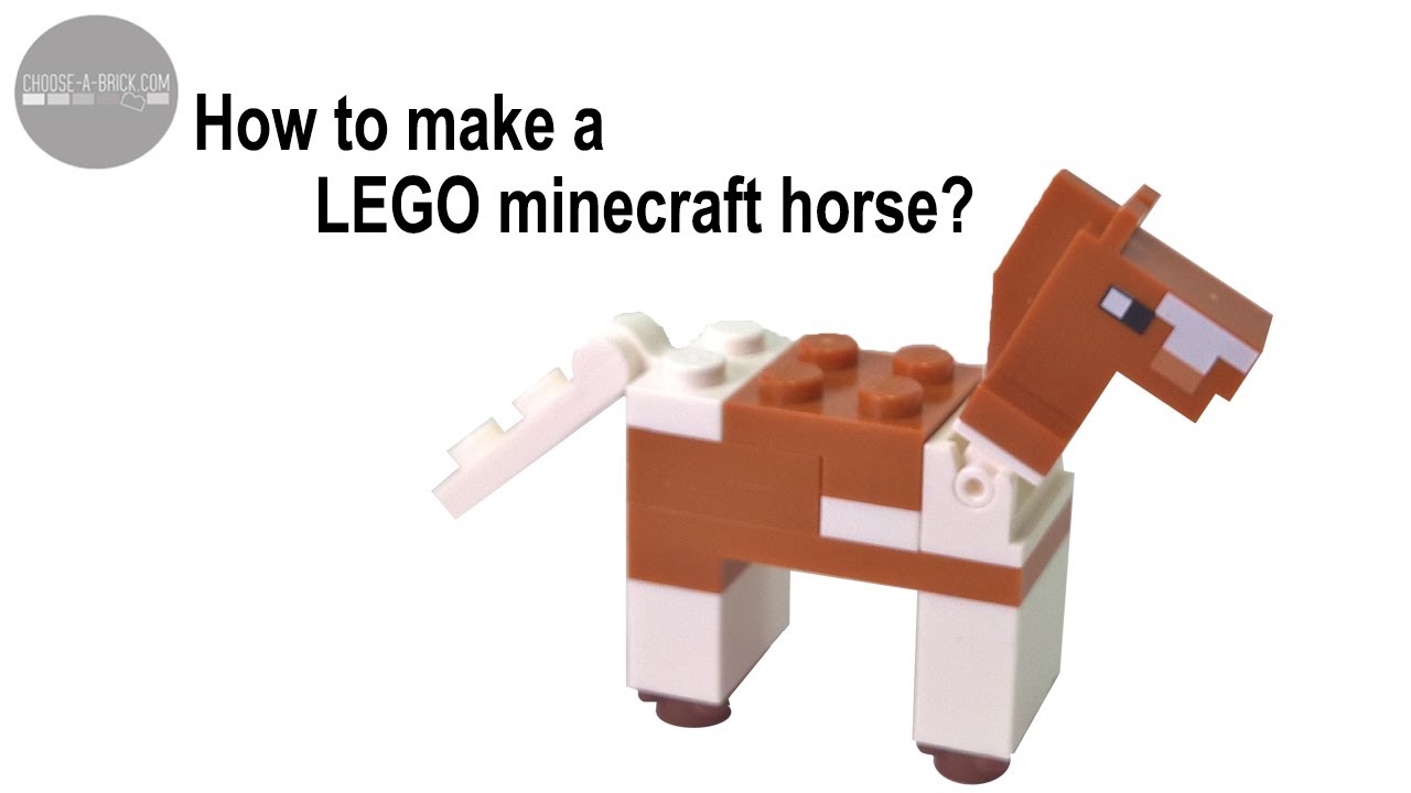 How to build a LEGO brown horse? - YouTube