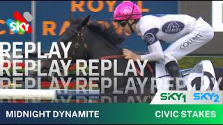 MIDNIGHT DYNAMITE WINS THE CIVIC STAKES