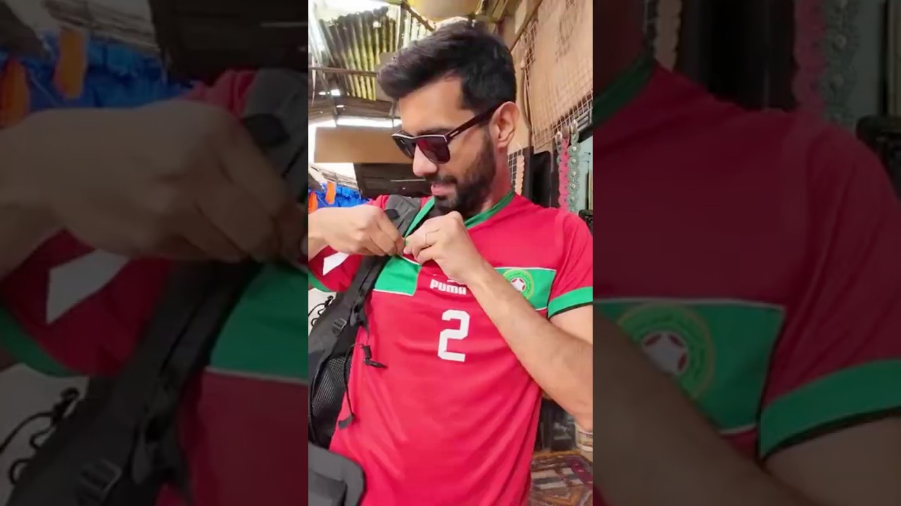 NEVER accept the first offer - HAGGLING for a HAKIMI FOOTBALL JERSEY in Marrakesh 