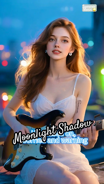 Moonlight Shadow🎵 Mike Oldfield Feat Maggie Reyilly🧡cover by Emily Linge🎸#aigirl #music