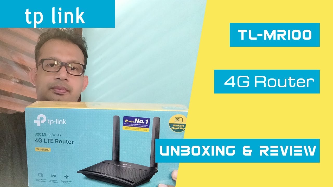 Tp Link Mr100 4g Router Unboxing And Reviews Smart Lab Youtube