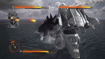 GODZILLA PS4: Super Mechagodzilla vs Kiryu vs Godzilla 2014