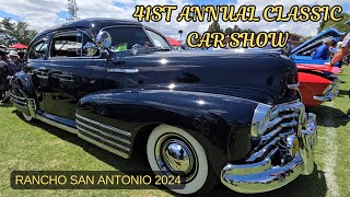 Rare Beauties: 41st Annual Classic Car Show 2024 At Rancho San Antonio