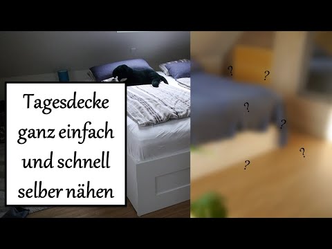 Video: Wie Man Eine Tagesdecke Auf Einem Ecksofa Näht