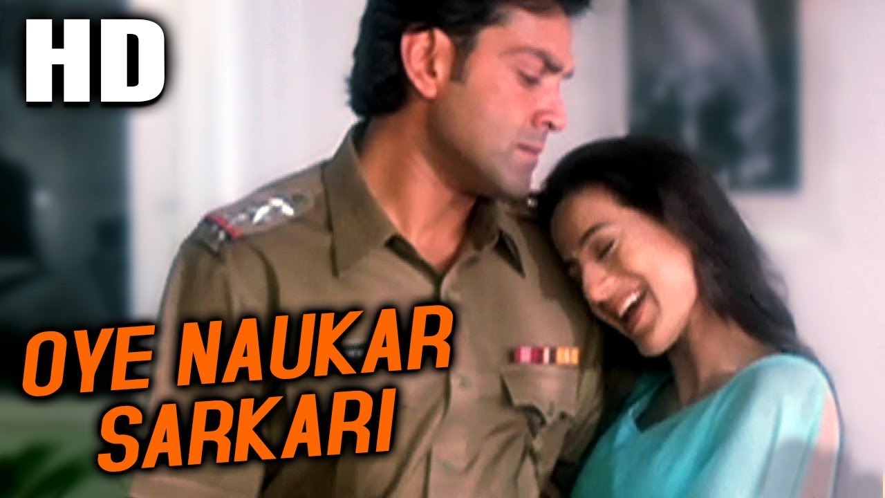 Oye Naukar Sarkari  Udit Narayan Alka Yagnik  Kranti 2002 Songs  Ameesha Patel Bobby Deol