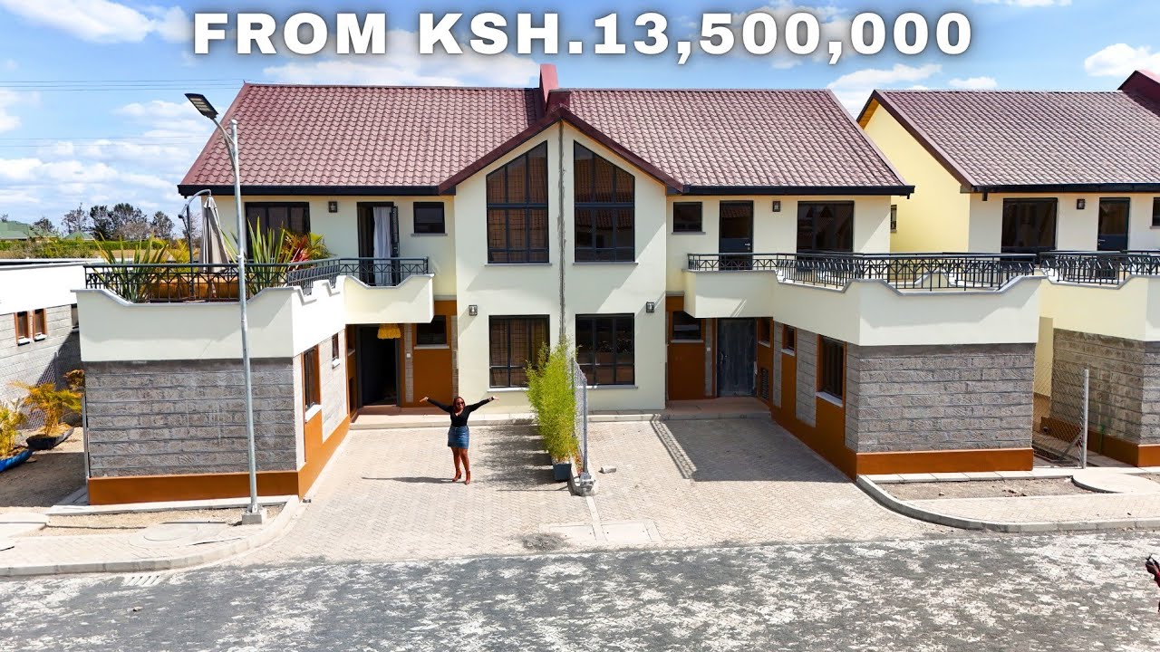 ПРЕКРАСНЫЕ ТАУНХОУМЫ С 4 И 5 СПАЛЬНЯМИ + 1 кв. м ОТ 13 500 000 КЕНЫ! #недвижимость #Кения #таунхаусы