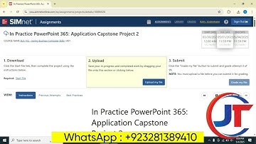 In Practice PowerPoint 365 Application Capstone Project 2|SIMnet| PowerPoint 365 |Assignment