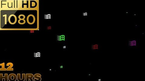 Windows XP & 98 Screensaver: Flying Windows High Quality FullHD 1080p 🖥☄️