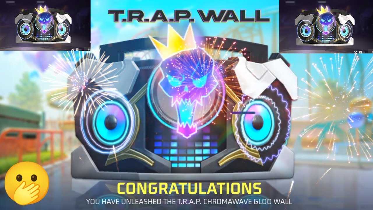 Free Fire New T.R.A.P WALL Skin 😍🤯 || One Spin Trick 🤫 || Kitna Diamond Lagega