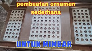 membuat ornamen sederhana dari bahan tripleks