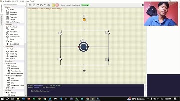 Simulasi rangkaian 4 switch pada motor DC | Simulide