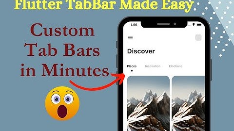 Flutter TabBar Made Easy: Custome TabBar in Minutes