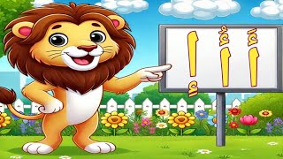 حروف الهجاء للاطفال بالعربي ـ كلمات تبدأ بحرف الألف بالحركات #حروف_الهجاء #ليث   #حروف_اللغة_العربية