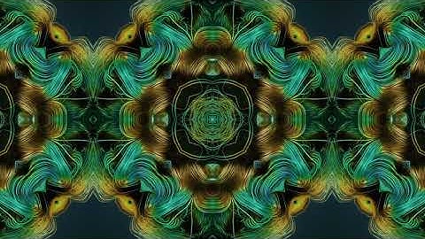 VJ Loop #9 Kaleidoscope Video Background Screensaver 30 Min