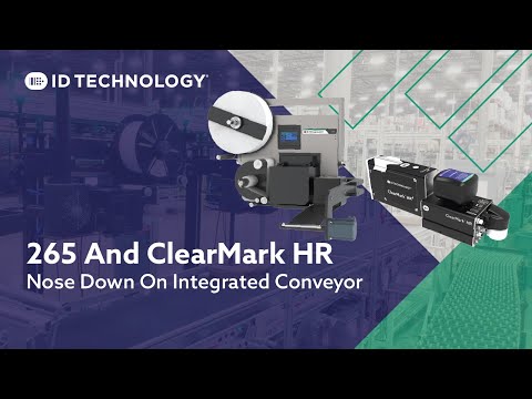 265 CarbonFlex™ Nose Down and ClearMark HR on Integrated Conveyor