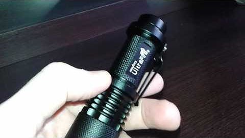 UltraFire Cree XML T6 1600Lm Retractable 18650 LED Flashlight Torch