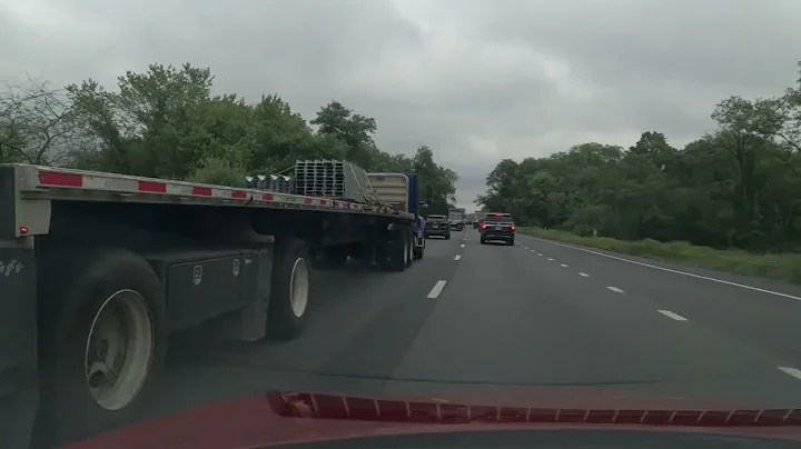 State Trooper on I 684 near I 84 East intersection - I 684 North to I 84 East - August 25 2023