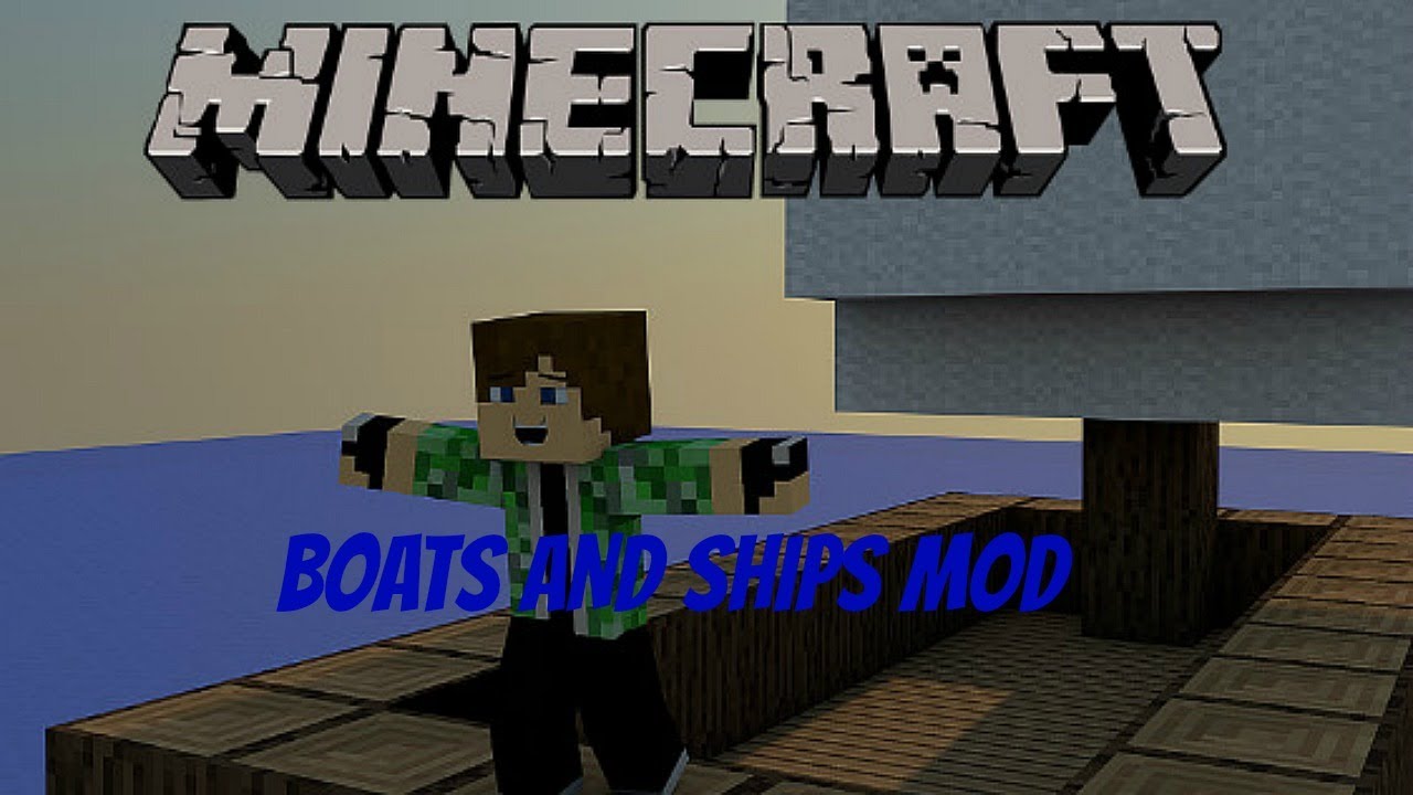 Minecraft | BOATS AND SHIPS MOD SHOWCASE! (Make anything a BOAT) - YouTube