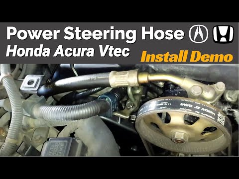 Honda Acura Power Steering Pressure Hose-CL 97-99, Accord 98-02 VTEC 3.0 P/S Replace-Fix Leak