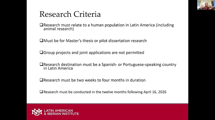 2025 Field Research Grant (FRG) Info Session