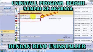 Cara Uninstall Program Bersih Sampai Ke Akarnya Dengan Revo Uninstaller screenshot 1