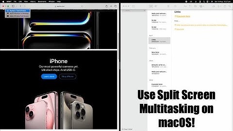 How to Use Split Screen Multitasking on macOS