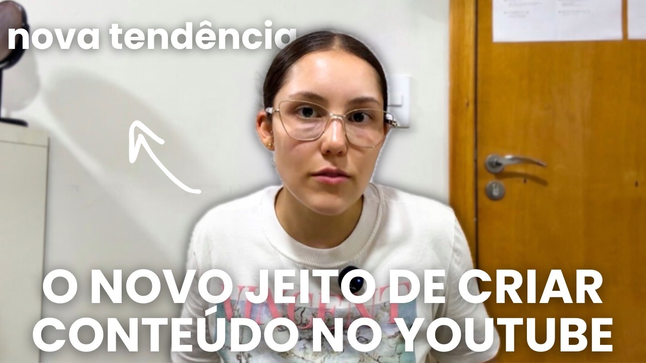 O NOVO jeito de CRIAR CONTEÚDO no YOUTUBE (vai virar a próxima tendência de conteúdo)