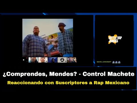 ¡UN TREMENDO CLÁSICO DEL RAP MEXICANO! - Reacción a ¿Comprendes, Mendes? de Control Machete