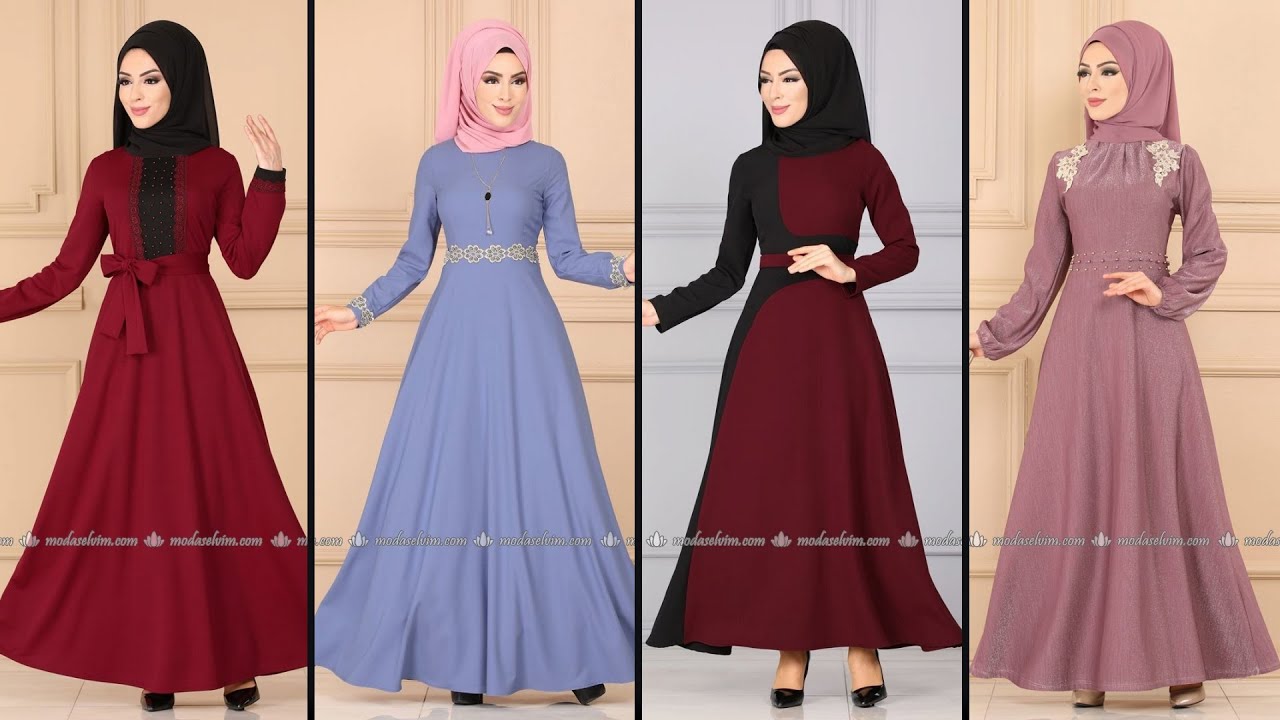 Modaselvim 2020 Plus Size Hijab Dress ...